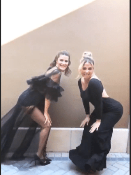 Isabeli Fontana aprende a dançar com Carla Perez - Reprodução/Instagram