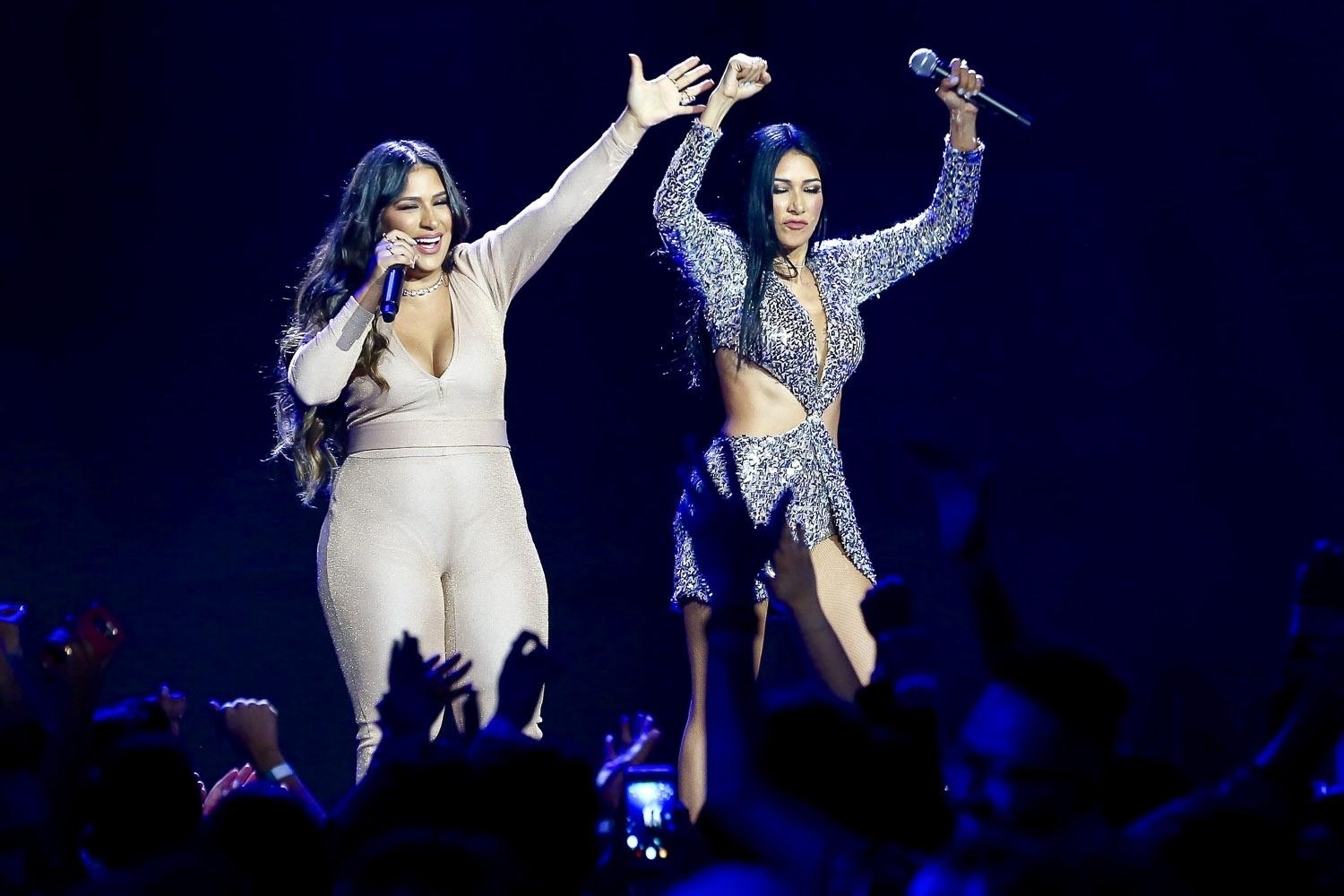 Simone & Simaria gravam o DVD "Aperta o Play", que marcou o retorno de Simaria aos palcos após ela se afastar para cuidar da saúde - Manuela Scarpa/Brazil News