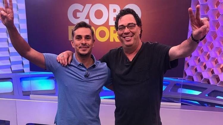 Ivan Moré e Walter Casagrande Jr. no estúdio do Globo Esporte - Reprodução/Instagram/wcasagrandejr - Reprodução/Instagram/wcasagrandejr