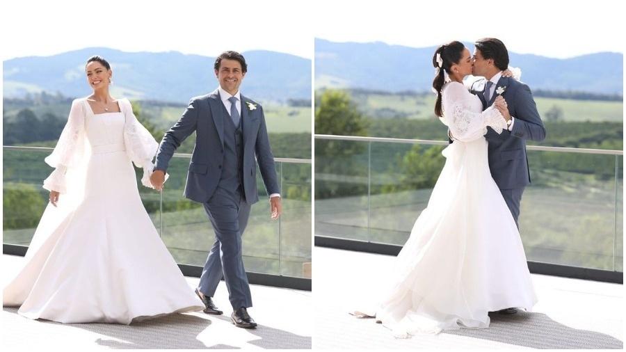 A influencer Lu Tranchesi se casou com Rafael Luzzi - Reprodução: Flávia Vitória / Instagram