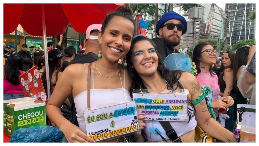 Amigos querem "desencalhar" a Camila no Carnaval - Reprodução/UOL