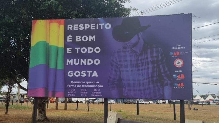 Campanha contra homofobia na Festa do Peão de Barretos