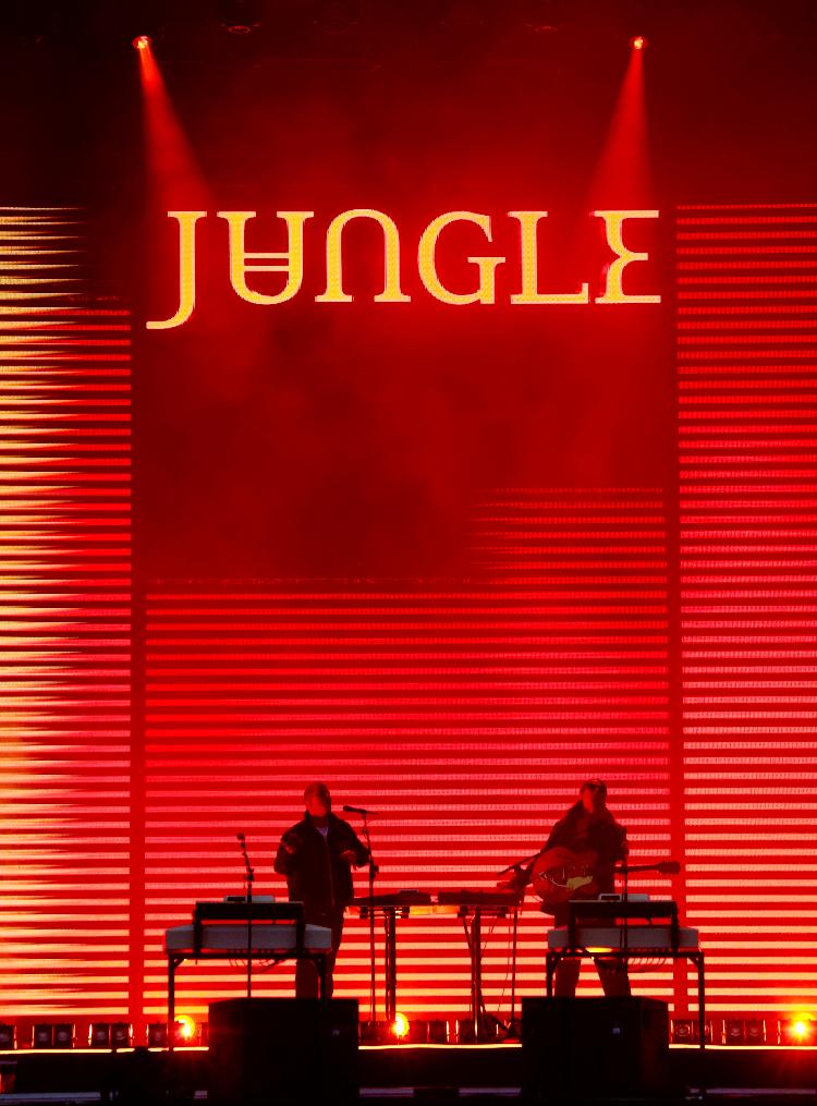 Show da dupla Jungle, na primeira noite do Lollapalooza 2024