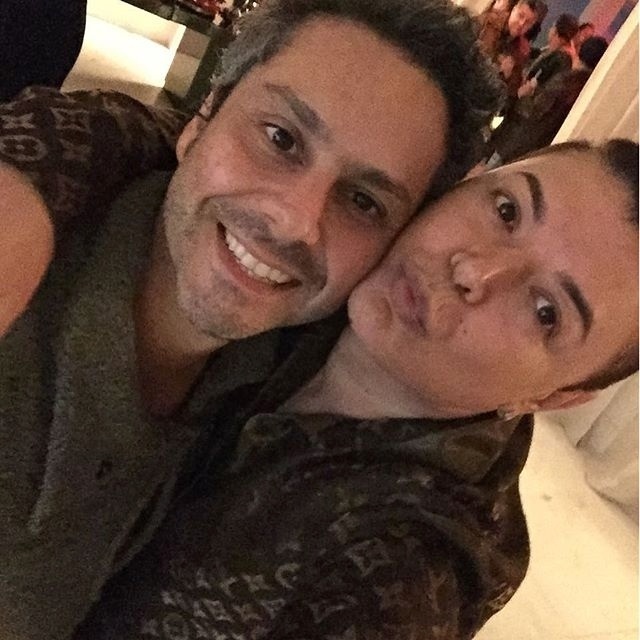 4.jul.2015 - Convidado da festa, David Brazil fez selfie com o ator Alexandre Nero: "lógico que eu pegava", brincou, no Instagram