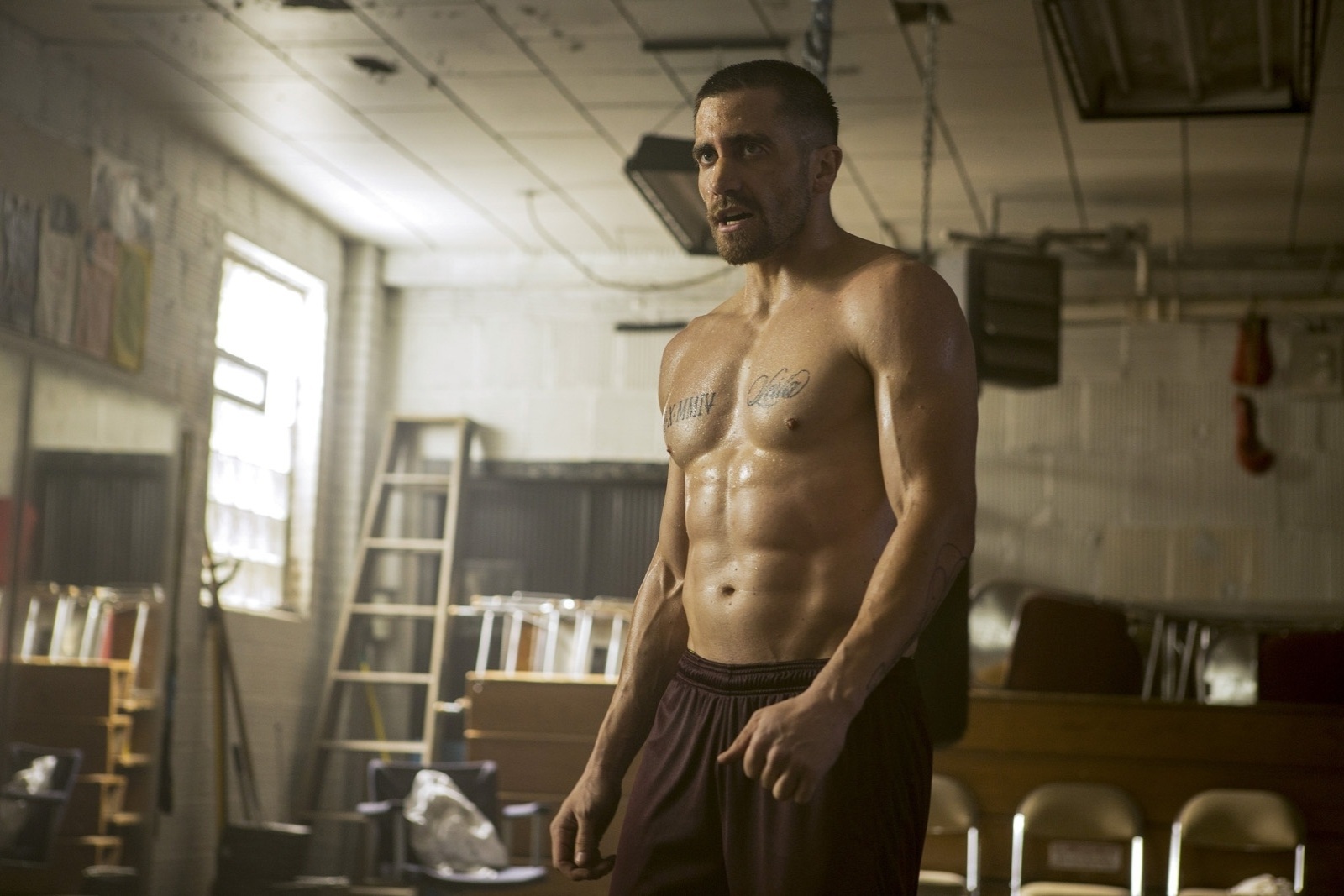 Cena de "Nocaute", do diretor Antoine Fuqua - Divulgação