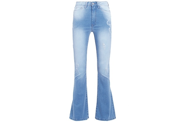 Calça flare, da Lov.it. Preço: R$ 179,90. Informações: www.welovit.com.br | Preço e disponibilidade pesquisados em setembro de 2015 e sujeitos a alterações - Divulgação