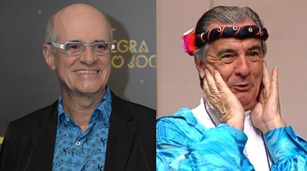 Marcos Caruso será Seu Peru, gay afetado que foi interpretado na primeira versão por Orlando Drummonnd - Montagem/Divulgação/Reprodução/TV Globo