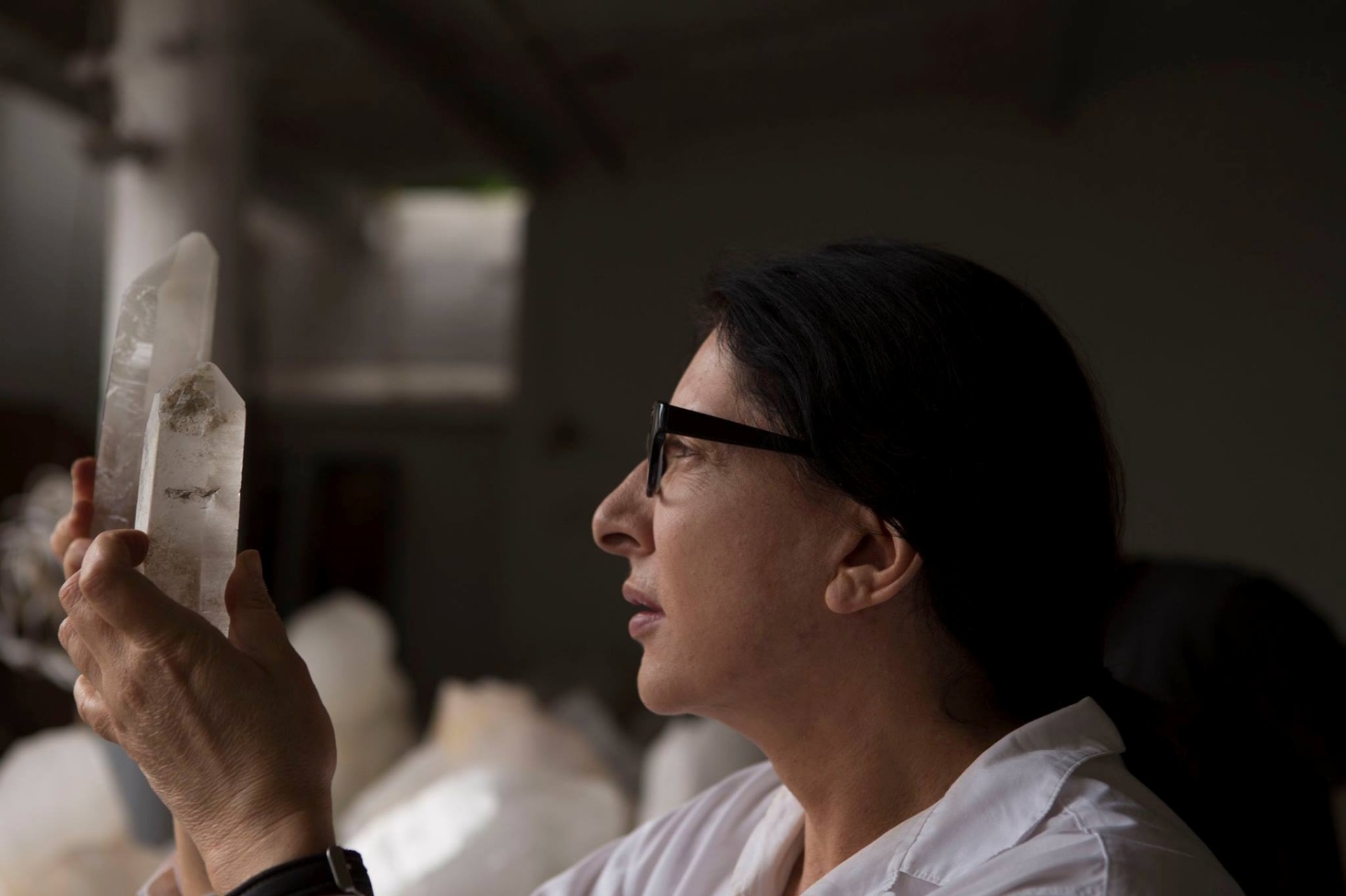 Cena do filme "Espaço Além - Marina Abramovic e o Brasil" - Divulgação
