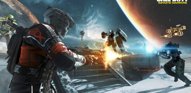 A guerra no espaço é tema de "Infinite Warfare"; game sairá no dia 4 de novembro - Divulgação/Activision