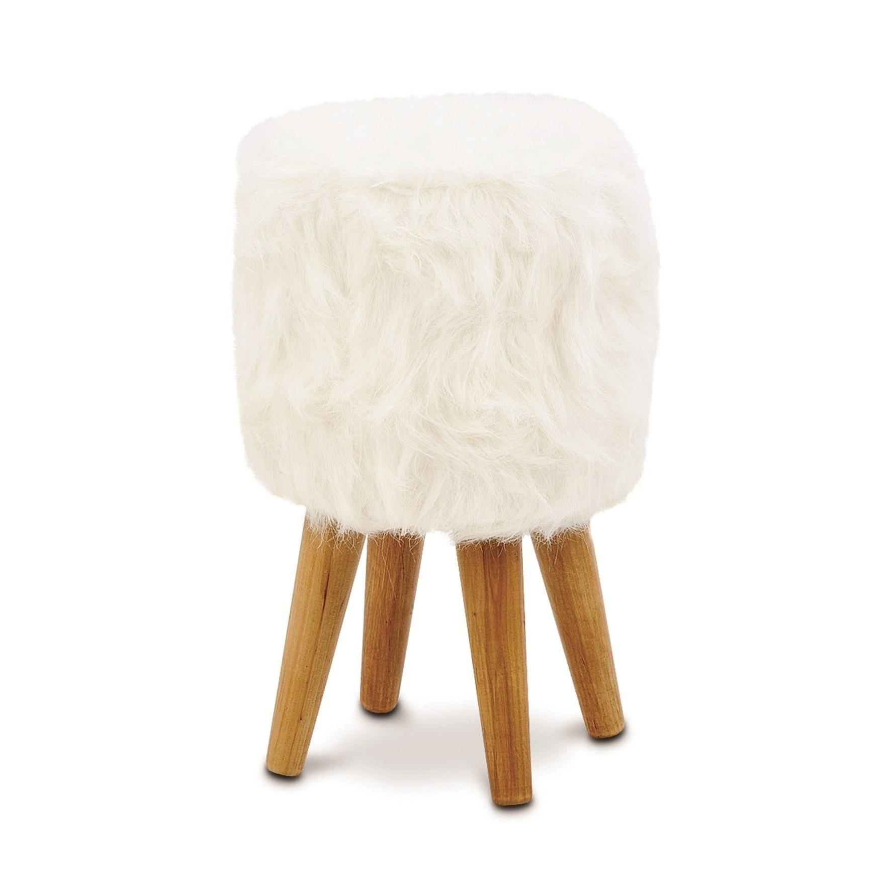 7.	Na liquidação ?Sale Dale? na Cecilia Dale (www.ceciliadale.com.br), o banco Formosa custa R$ 185. O valor sem o desconto é R$ 265. A peça (28 cm x 45 cm x 28 cm) é feita de madeira e pelo artificial I O preço promocional é válido até 31 de janeiro de 2017 ou enquanto durar o estoque - Divulgação