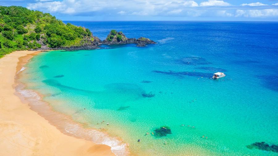 Praia do Sancho, em Fernando de Noronha, é a melhor praia do mundo, segundo TripAdvisor - Getty Images