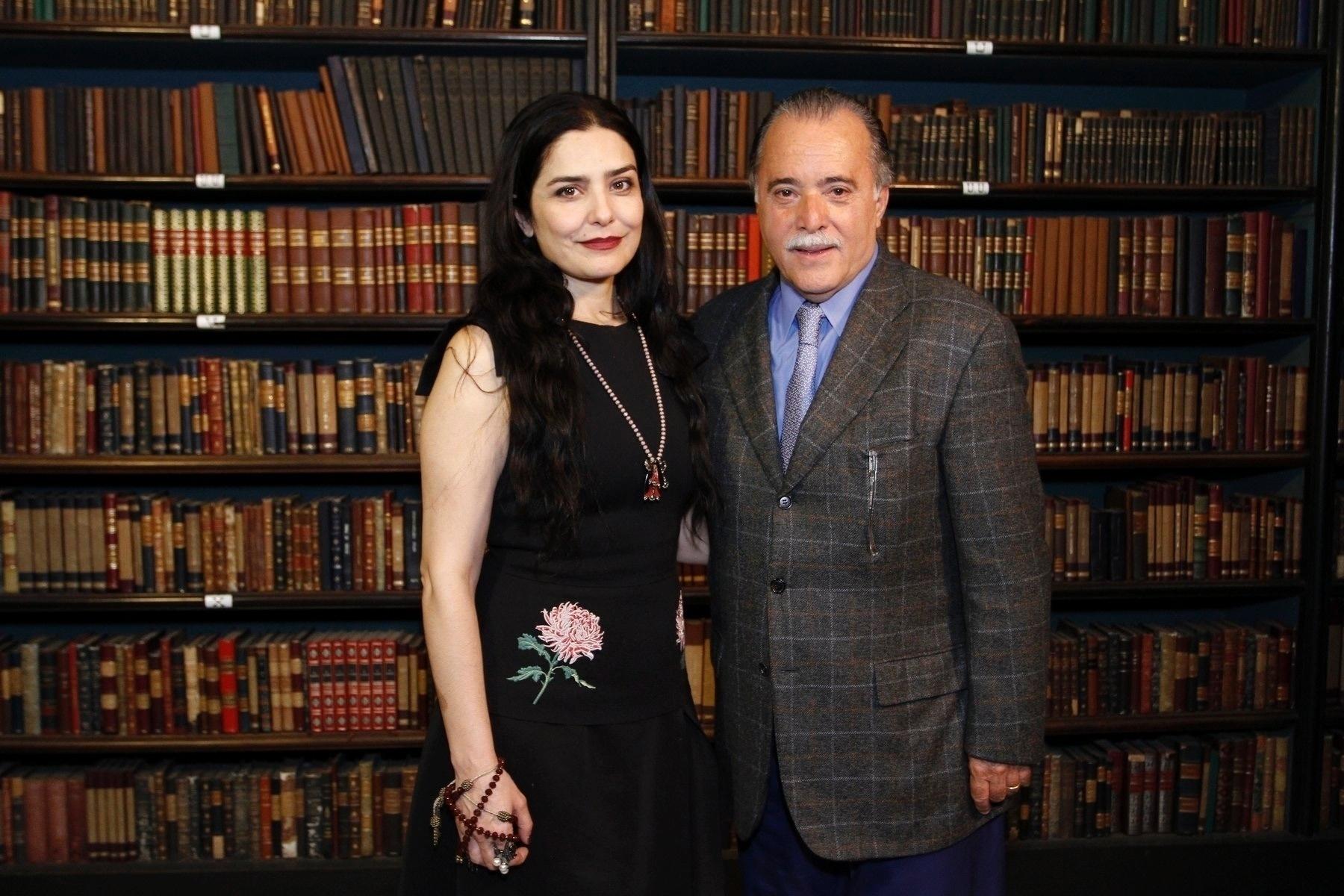 Tony Ramos e Sabatella apresentam "Tempo de Amar", próxima novela das seis, no Real Gabinete Português de Leitura, no Centro do Rio - Thyago Andrade/BrazilNews