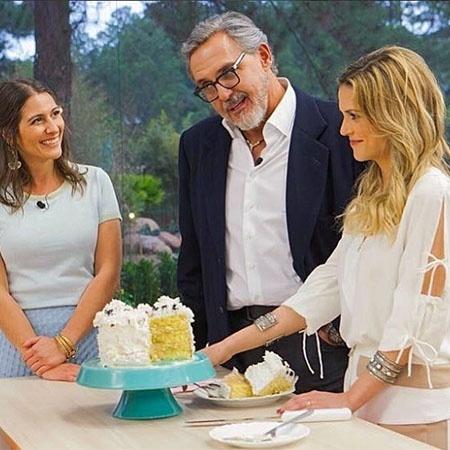 Carolina Fiorentino, Fabrizio Fasano Jr. e Beca Milano são o trio do "Bake Off Brasil" - Reprodução/Instagram - Reprodução/Instagram