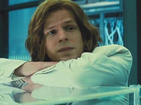 Jesse Eisenberg como Lex Luthor em "Batman vs Superman: A Origem da Justiça" - Reprodução