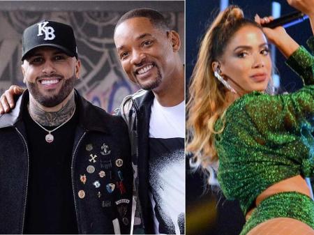 Alok, Ronaldinho Gaúcho, Nicky Jam, Will Smith e Anitta entram em campo atrás do título de hit da Copa - Divulgação