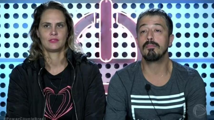 Paulo e Aritana no "Power Couple Brasil" - Reprodução/TV Record