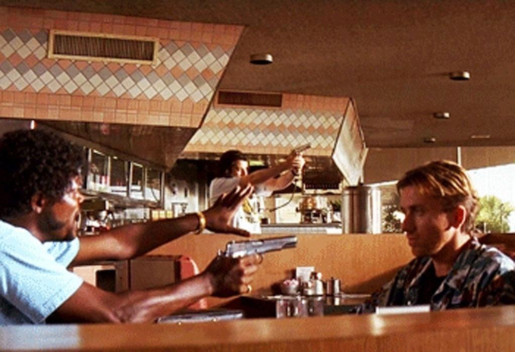 Cena de "Pulp Fiction: Tempo de Violência" (1994) - Reprodução