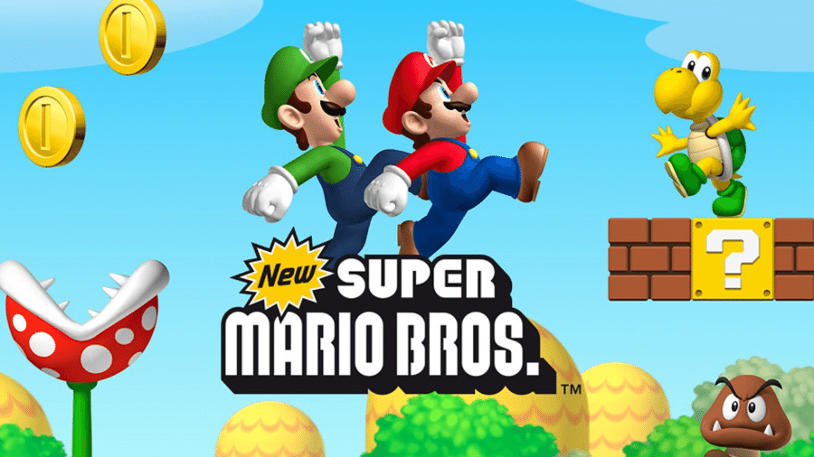 O jogo "Super Mario Bros." - Reprodução