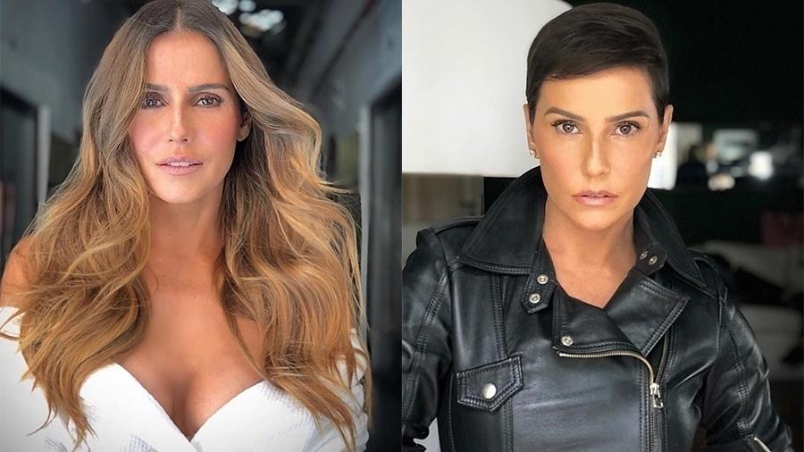 Recentemente, a atriz radicalizou e meteu a tesoura em cena de "Segundo Sol" durante uma crise de sua personagem Karola. Deborah, que estava com os fios longos, deixou o cabelo bem curtinho, no melhor estilo joãozinho. A atriz já mudou várias vezes para suas personagens. Em 2013, ela perdeu 12 quilos em 45 dias para viver Judite, uma soropositiva em fase terminal, no filme "Boa Sorte" - Reprodução/Instagram