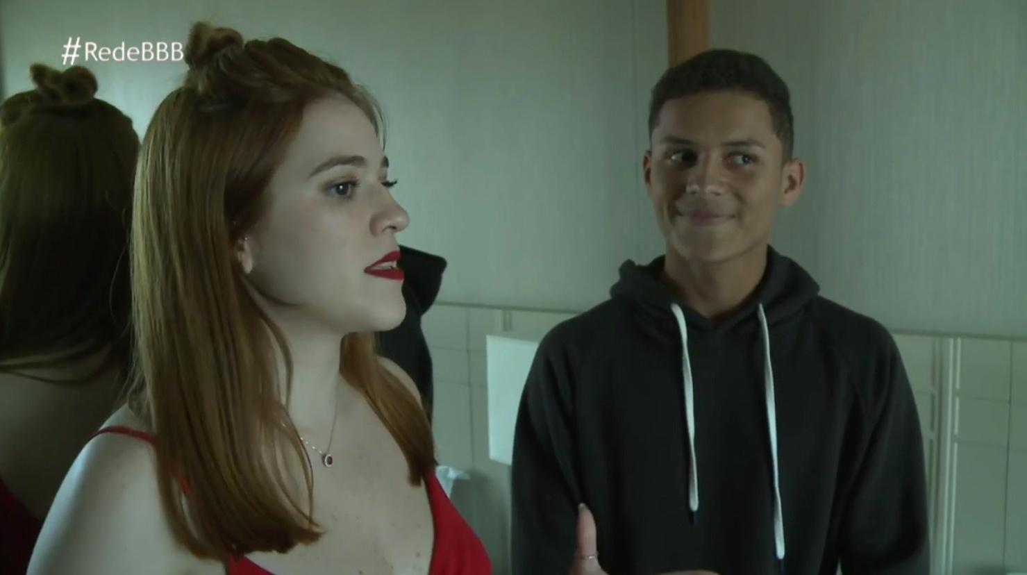 Danrley é entrevistado pela ex-BBB Ana Clara - Reprodução/TVGlobo