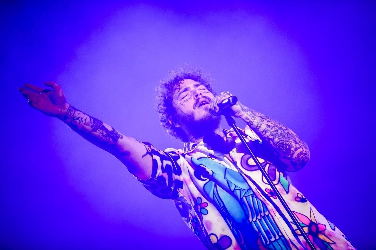 Post Malone se apresenta no Lollapalooza Brasil 2019, no Autódromo de Interlagos, em São Paulo - Mariana Pekin/UOL