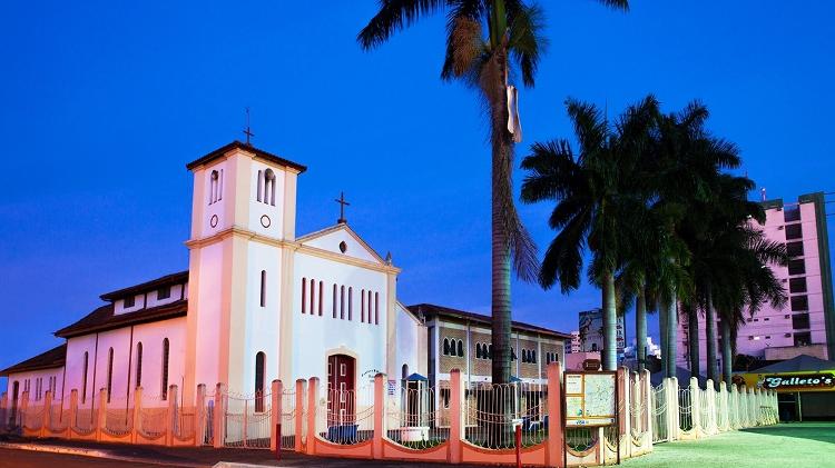 Igreja Matriz de Caldas Novas  - Luis Manoel Vasconcelos/Goiás Turismo - Luis Manoel Vasconcelos/Goiás Turismo
