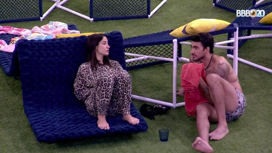 Bianca Andrade chora e Guilherme aconselha a sister - Reprodução/GlobosatPlay
