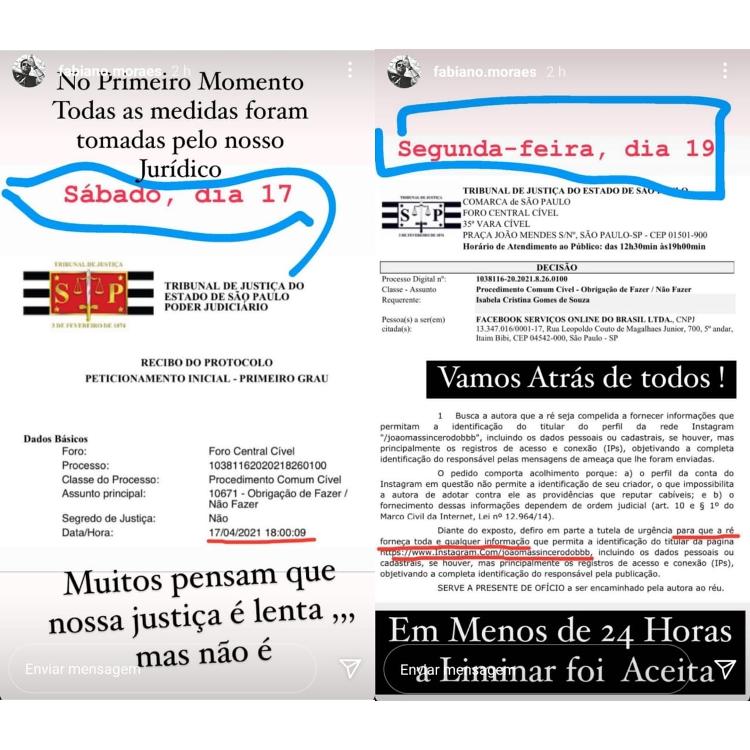 BBB 21: Pai de Viih Tube mostra boletim de ocorrência  - Reprodução/Instagram - Reprodução/Instagram