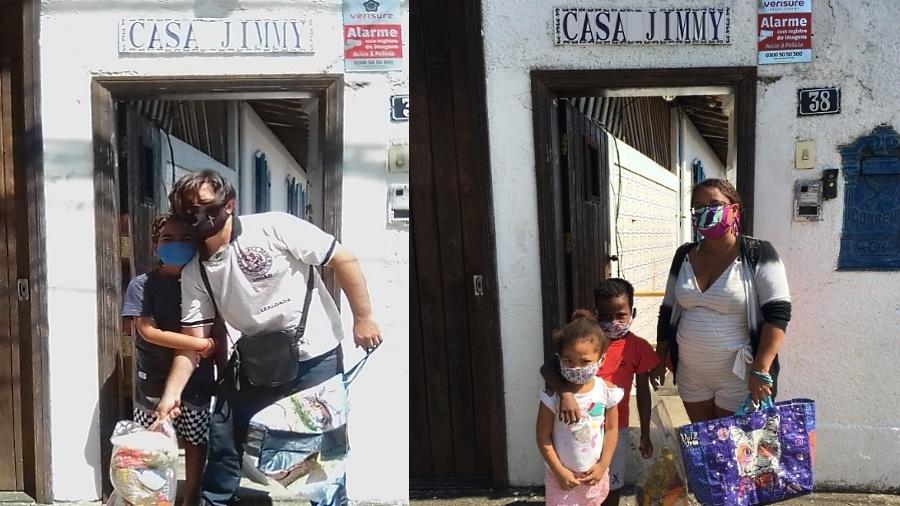 Além de amparar famílias com alimentos, Casa Jimmy dá curso para preparar jovens para o mercado - Divulgação