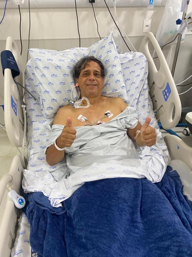 Vanderlei, 64, sobreviveu a um infarto e parada cardíaca por 40 minutos - Arquivo pessoal - Arquivo pessoal
