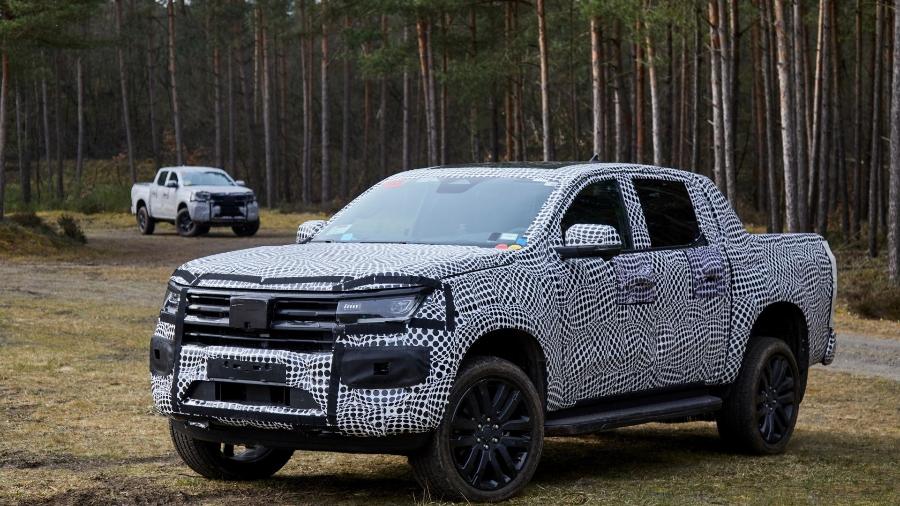 Nova Volkswagen Amarok em teste - Reprodução