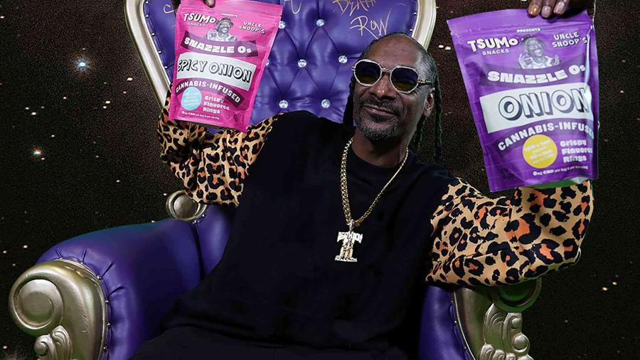 Snoop Dogg e seus salgadinhos com infusão de maconha - Divulgação