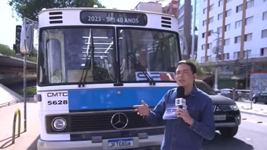 Ônibus apareceu no SPTV e acabou na mira da prefeitura