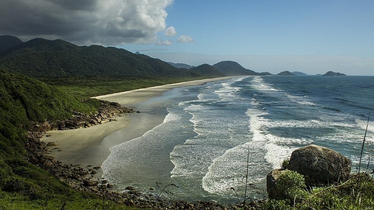 Praia da Laje, Ilha do Cardoso, município de Cananeia (SP)