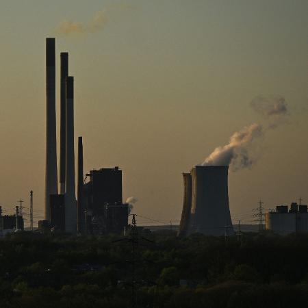Usina de energia elétrica a carvão na Alemanha