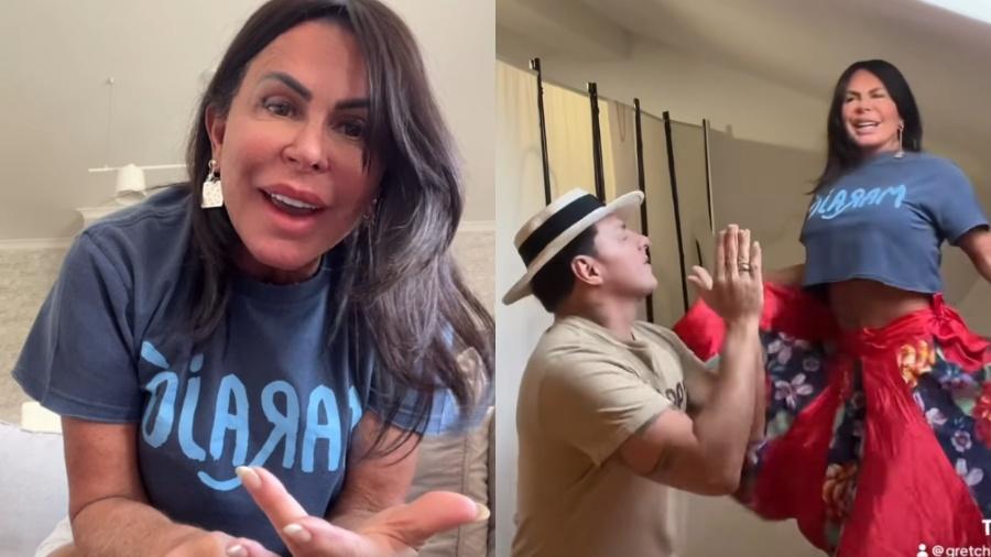 Gretchen rebate críticas após vídeo dançando carimbó