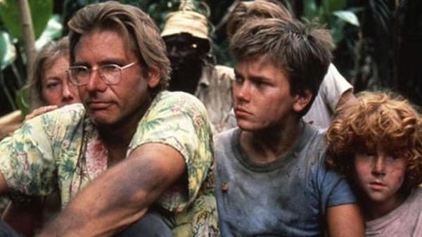 Harrison Ford e River Phoenix em 