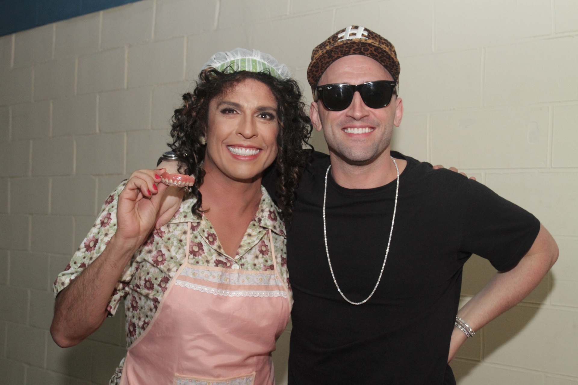 31.ago.2015 - Os humoristas Ceará e Paulo Gustavo durante ensaio para a 22ª edição do Prêmio Multishow, que acontece nesta terça (1), na Arena da Barra, no Rio de Janeiro, a partir de 22h - Udo Kurt