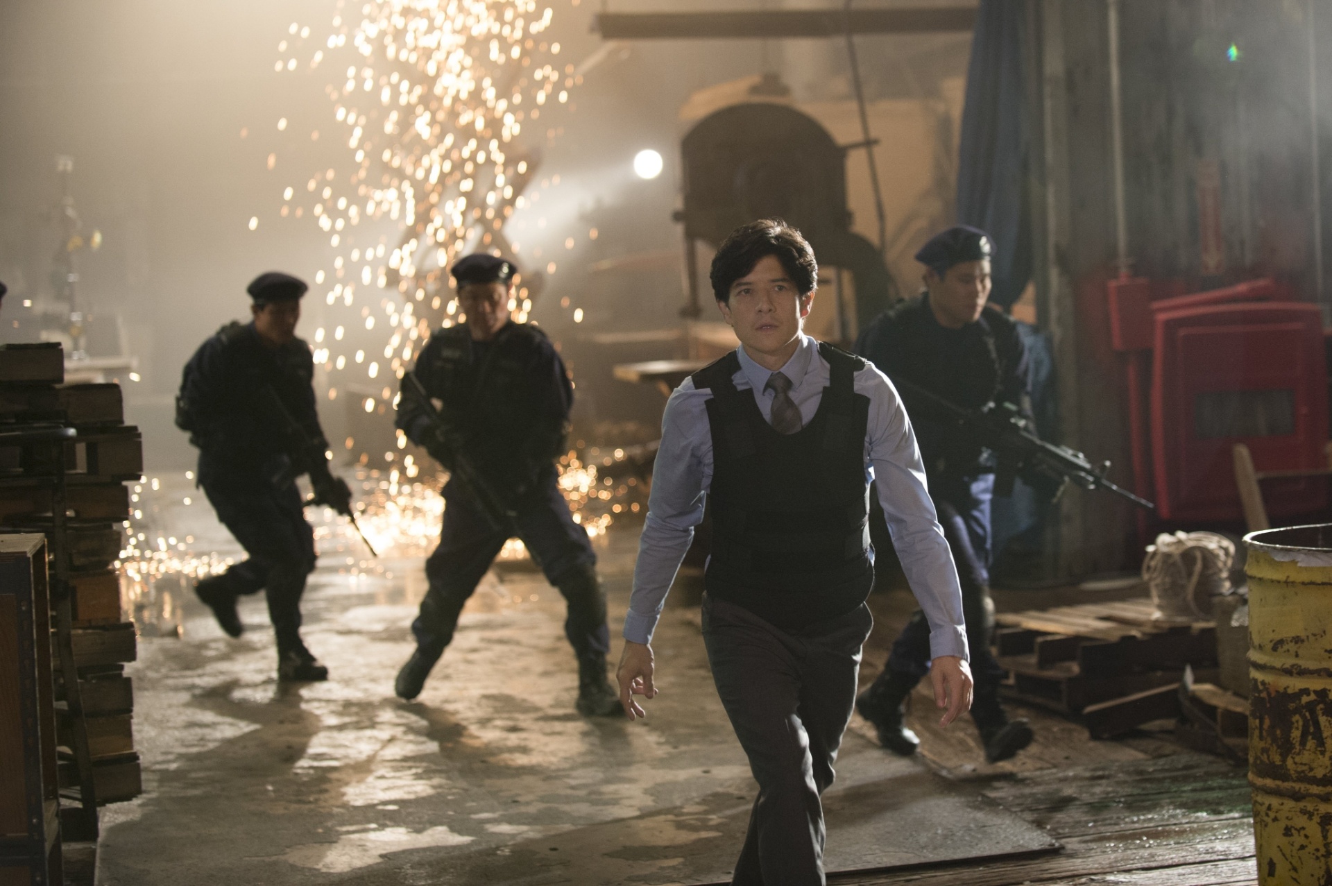 John Foo, o detetive Lee, em cena da série "A Hora do Rush" - Divulgação