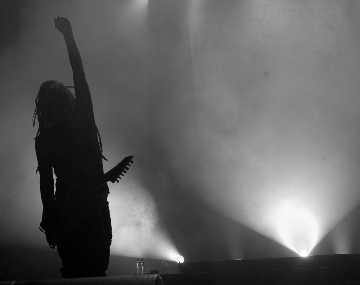 Expoente do new metal, banda americana Korn se apresenta no Espaço das Américas, em São Paulo - Francisco Cepeda/AgNews