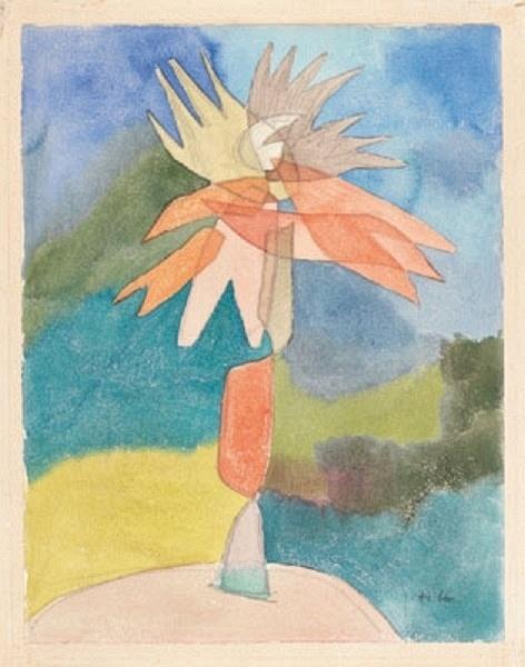 "Jovem Palmeira" (1929), de Paul Klee - Reprodução
