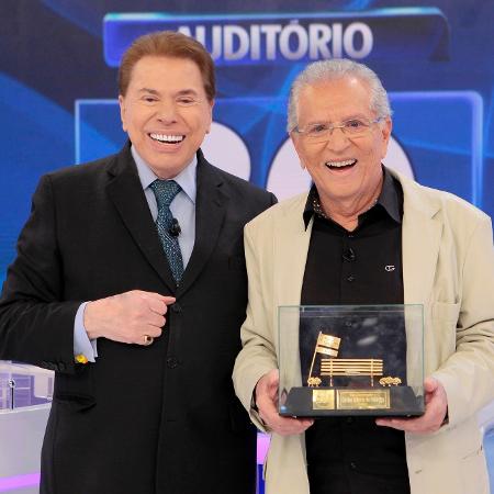 Silvio Santos e Carlos Alberto de Nóbrega - Lourival Ribeiro/SBT - Lourival Ribeiro/SBT