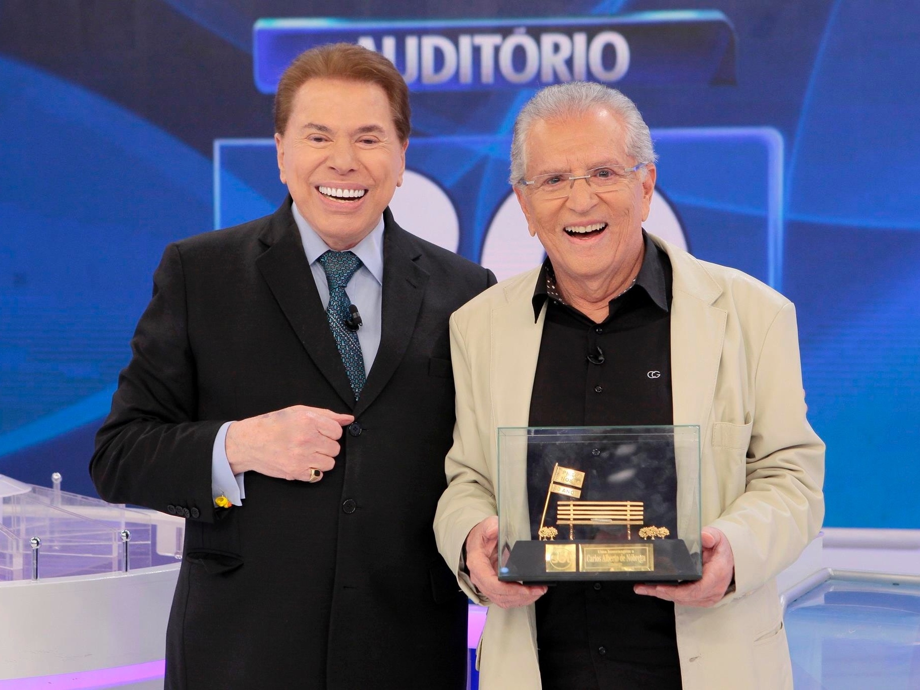 Eventual aposentadoria de Silvio Santos é anunciada por Carlos Alberto