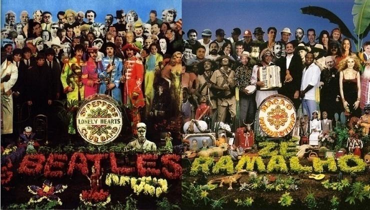 Beatles vs Zé Ramalho - Reprodução/Montagem
