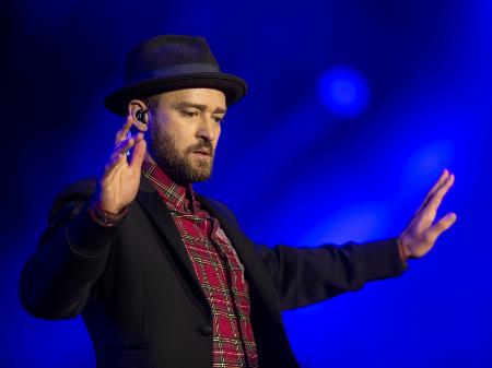 O cantor americano Justin Timberlake - Ricardo Borges/Folhapress