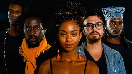 Elenco de "Será que Vai Chover?" - Ricardo Aleixo/Divulgação