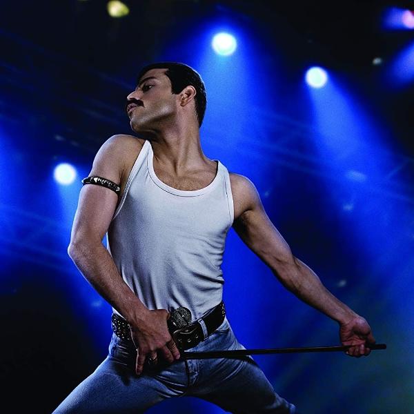 Rami Malek em "Bohemian Rhapsody" (2018)