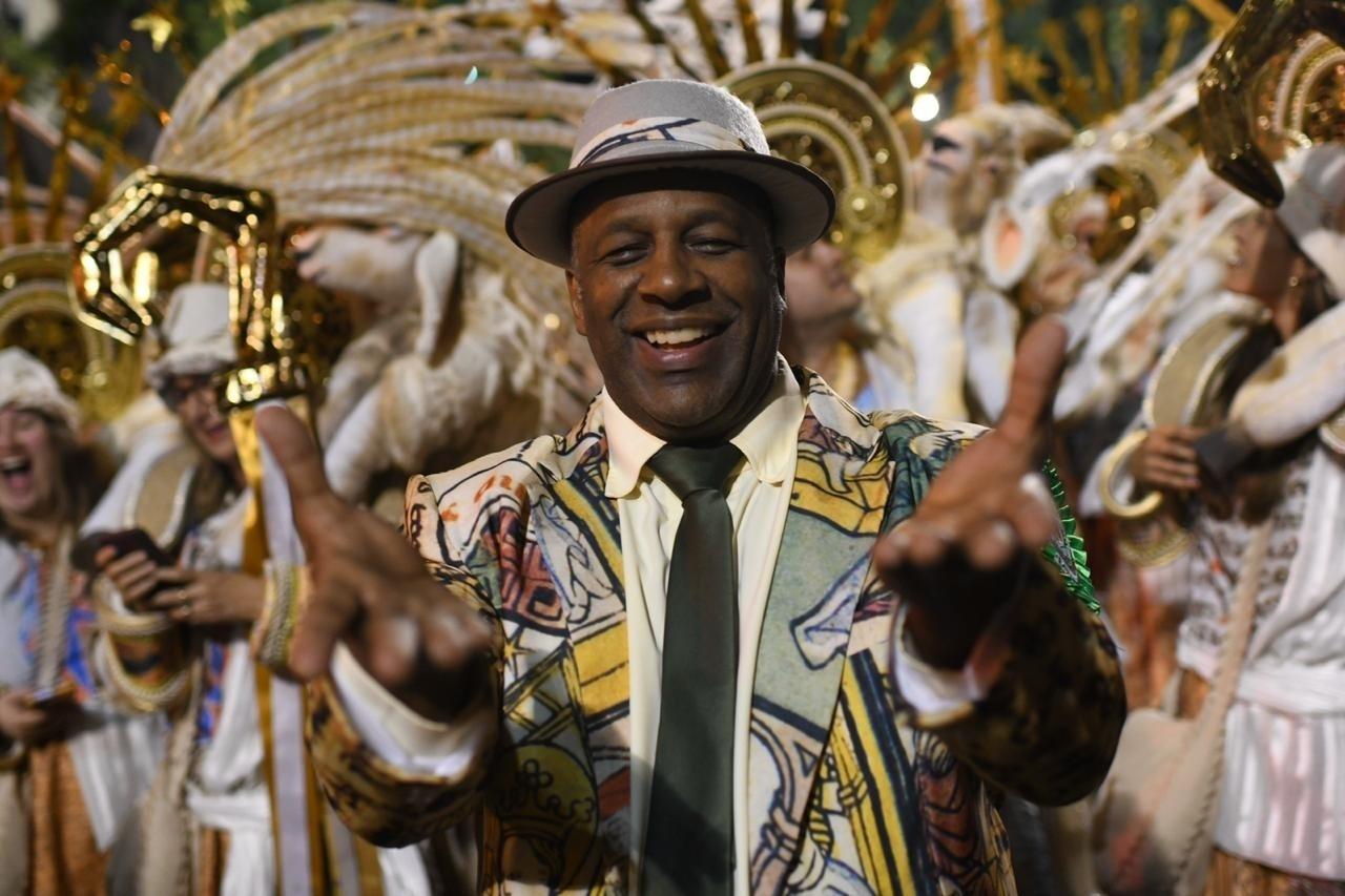 Concentração do desfile da Mangueira - Lucas Landau/UOL