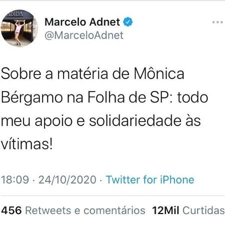 adnet - Reprodução/Twitter - Reprodução/Twitter