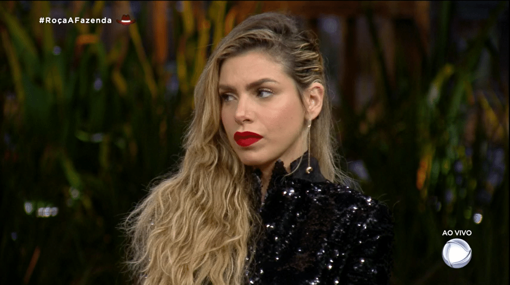 A Fazenda 2021: Erika Schneider na formação da terceira roça - Reprodução/PlayPlus